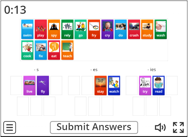 Image of 
<span>A2.1: Present simple -s, -es, -ies</span>
