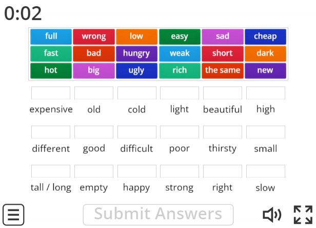 Image of 
<span>A2: Opposites</span>
