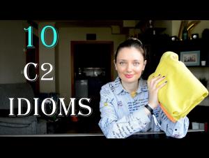 Embedded thumbnail for Let's learn 10 C2 idioms!