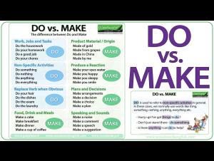 Embedded thumbnail for DO vs Make in English - What's the difference?
