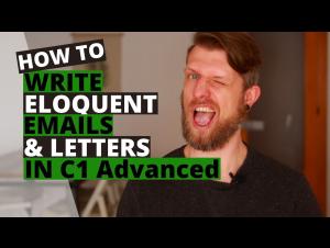 Embedded thumbnail for Cambridge C1 Advanced (CAE) - How to Write an Email/Letter